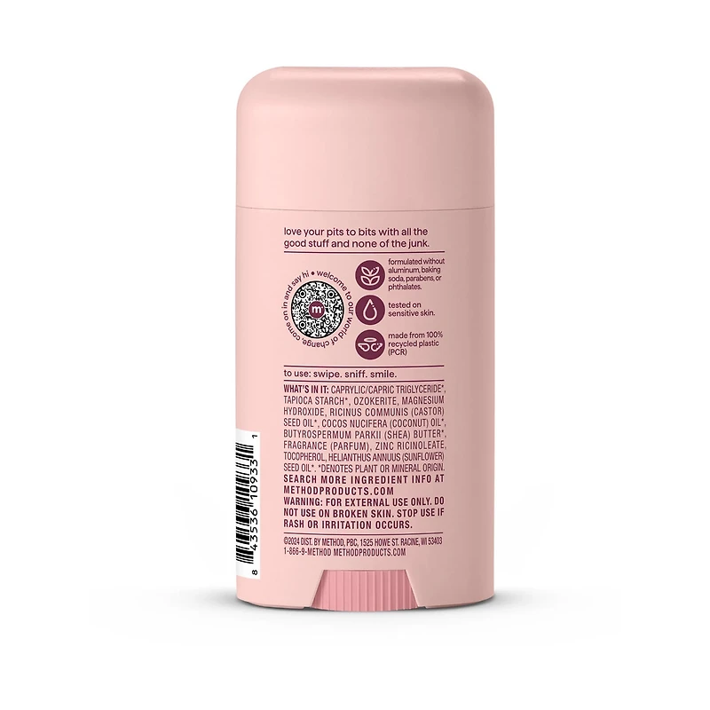 Method Pure Peace Deodorant, 2.65 oz