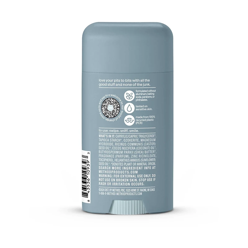 Method Sea + Surf Men's Deodorant, 2.65 oz