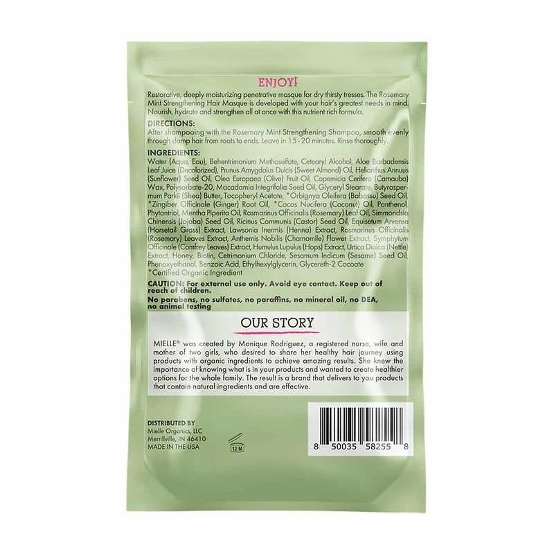 Mielle Strengthening Hair Masque, Rosemary Mint