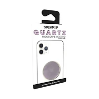Spinpop Quartz Phone Grip & Kickstand, Purple