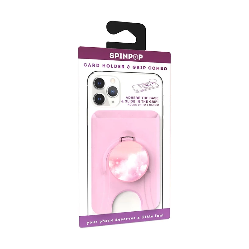 Spinpop Card Holder & Grip Combo, Assorted