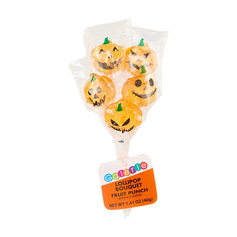 Galerie Halloween Lollipop Bouquet, Fruit Punch, 1.41 oz, Assorted