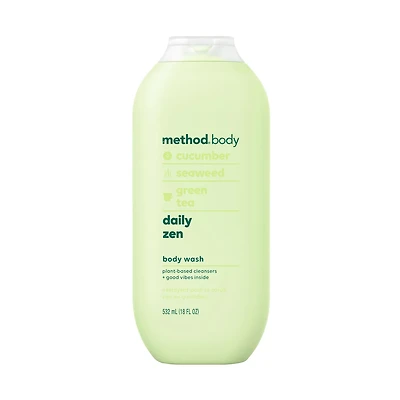 Method Daily Zen Body Wash, 18 fl oz