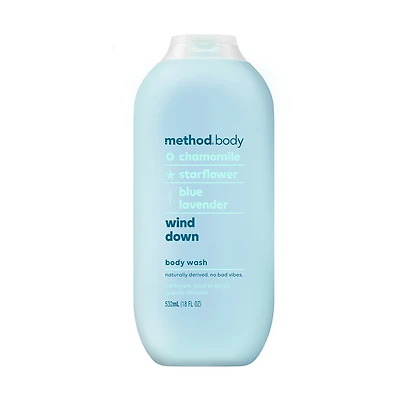 Method Body Wash, Wind Down, 18 fl oz