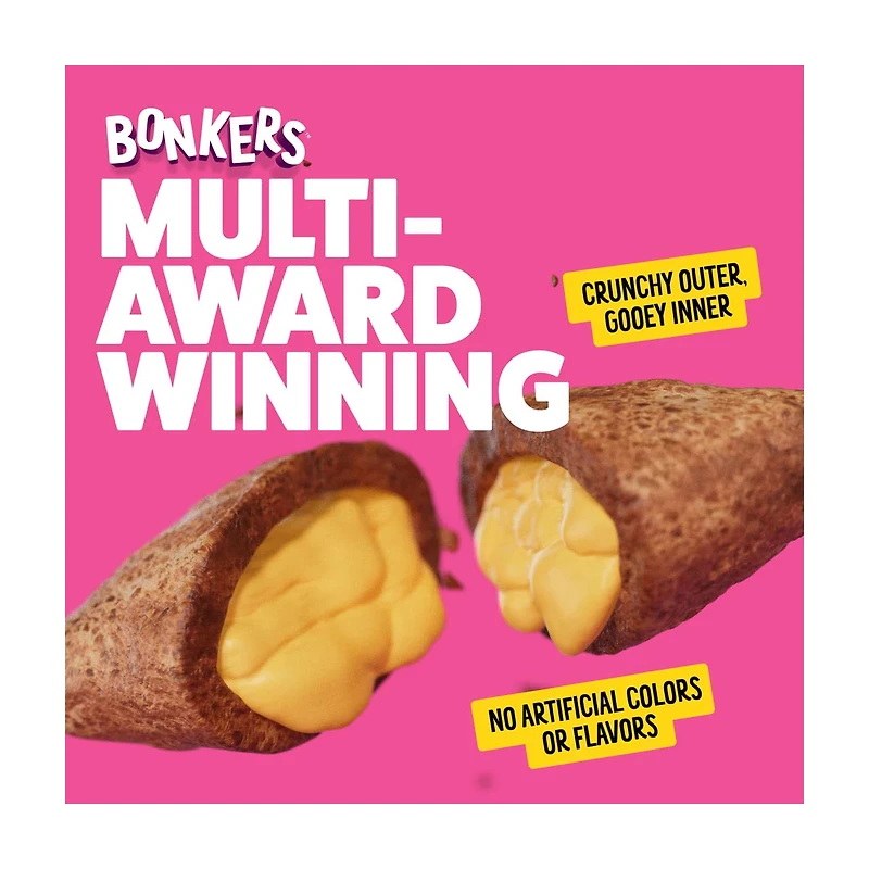 BONKERS Dog Bites, Crunchy & Soft Chicken Chomps Flavored Dog Treats, 5.3oz