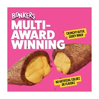 BONKERS Dog Bites, Crunchy & Soft Chicken Chomps Flavored Dog Treats, 5.3oz
