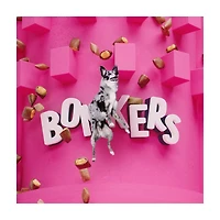 BONKERS Dog Bites, Crunchy & Soft Beef Lovers Flavored Dog Treats, 5.3oz / 150g