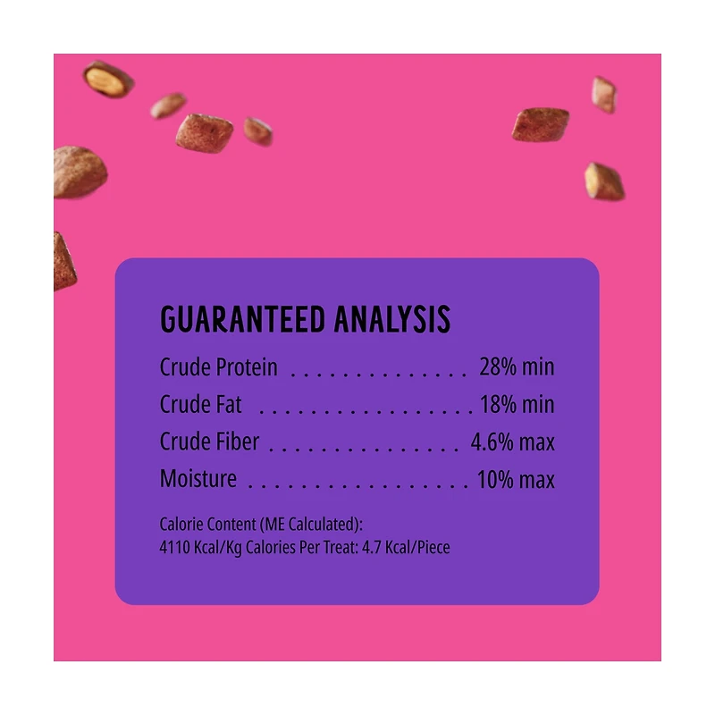 BONKERS Dog Bites, Crunchy & Soft Beef Lovers Flavored Dog Treats, 5.3oz / 150g