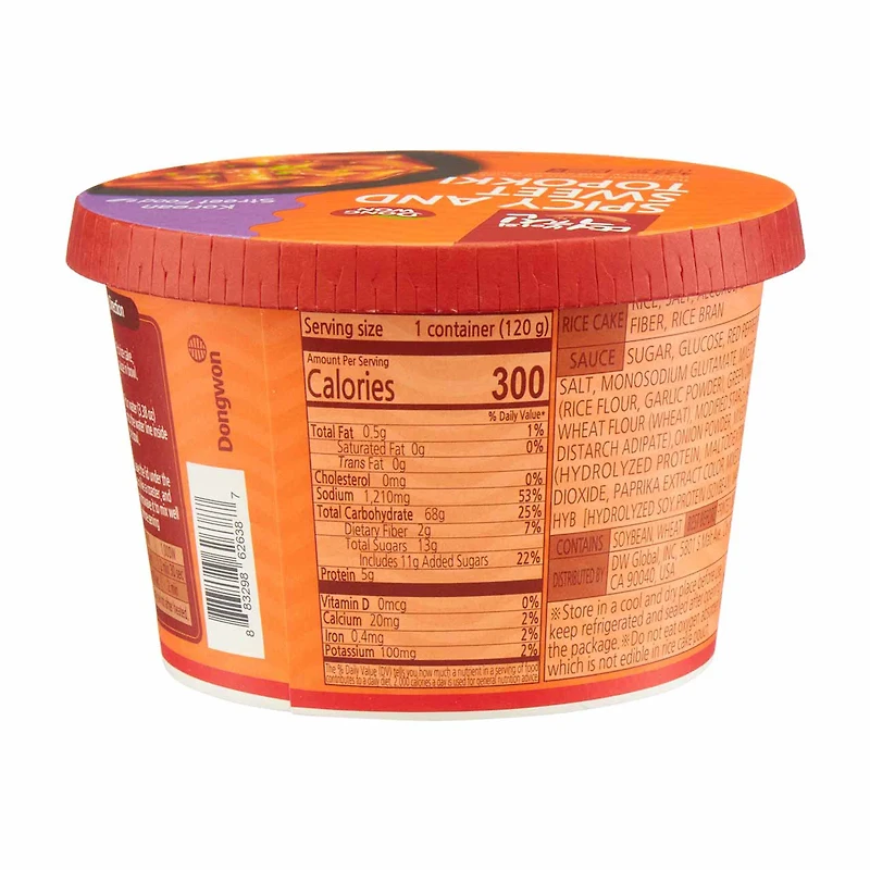 Dong Won Spicy and Sweet Topokki, 4.23 oz