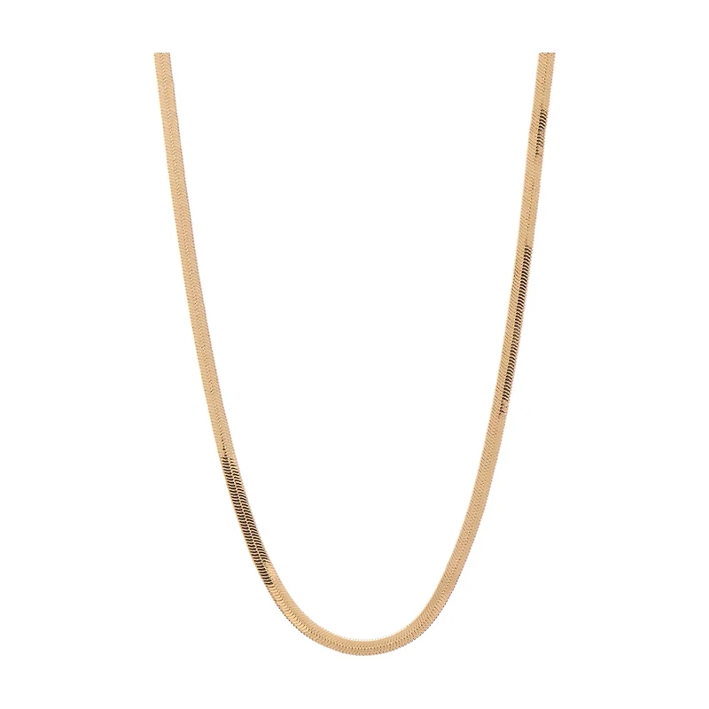 Golden Snake Short Necklace