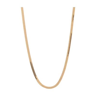 Golden Snake Short Necklace