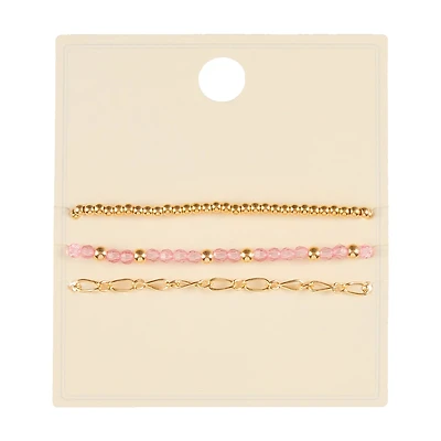 Faceted Beaded Bracelet, 3 ct