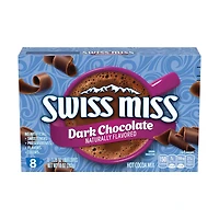Swiss Miss Dark Chocolate Hot Cocoa Mix, 8ct, 10 oz