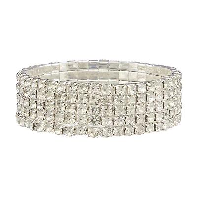 Silver Strass Bracelet, Large