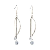 Long Chain Twist Earrings