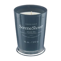 Scented Candle, Serene Shower, 18 oz