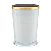 Scented Candle, Linen Luster, 18 oz