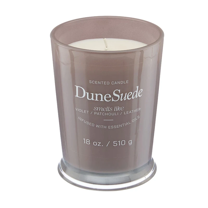 Scented Candle, Dune Suede, 18 oz
