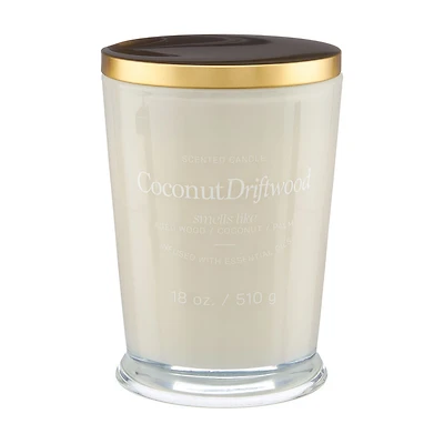 Scented Candle, Coconut Driftwood, 18 oz