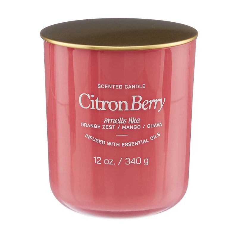 Scented Candle, Citron Berry