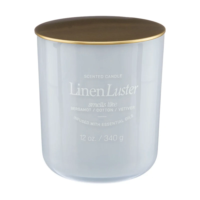 Scented Candle, Linen Luster