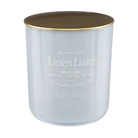 Scented Candle, Linen Luster