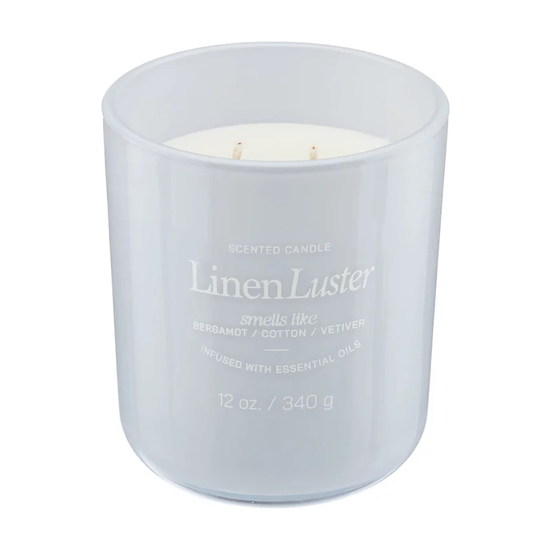 Scented Candle, Linen Luster