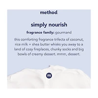 Method Body Wash, Simply Nourish, 3.4 fl oz
