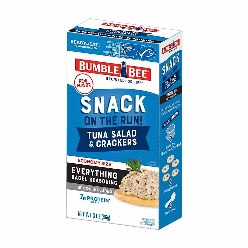 Bumble Bee Everything Bagel Seasoning Tuna Salad Kit, 3 oz