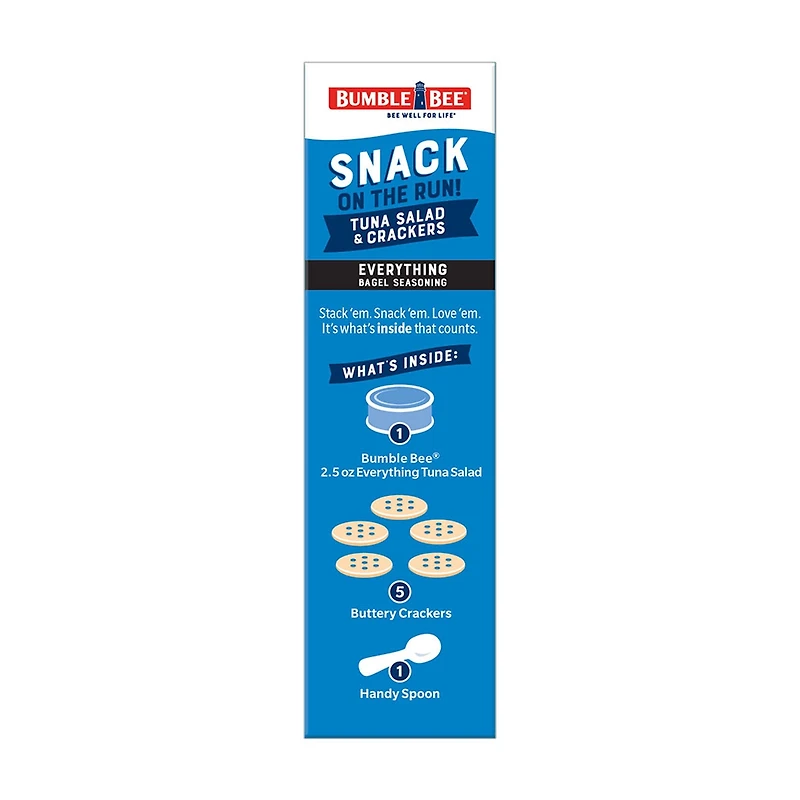 Bumble Bee Everything Bagel Seasoning Tuna Salad Kit, 3 oz