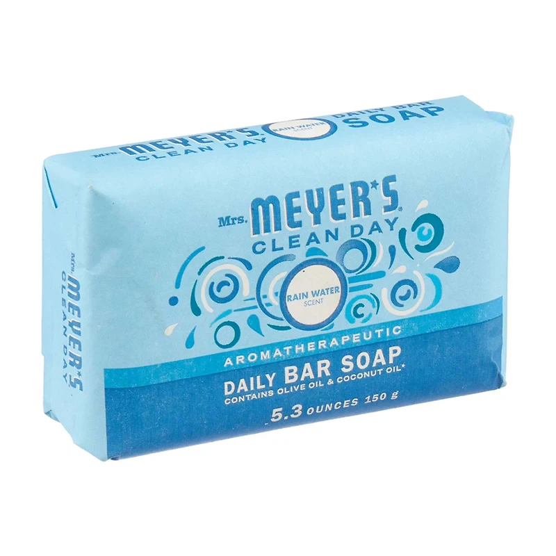 Mrs. Meyer’s Clean Day Bar Soap, Rain Water Scent, 5.3 oz