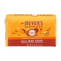 Mrs. Meyer's Clean Day Daily Bar Soap, Clementine, 5.3 oz