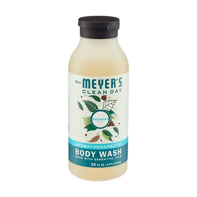 Mrs. Meyer's Clean Day Body Wash, Birchwood Scent, 16 oz