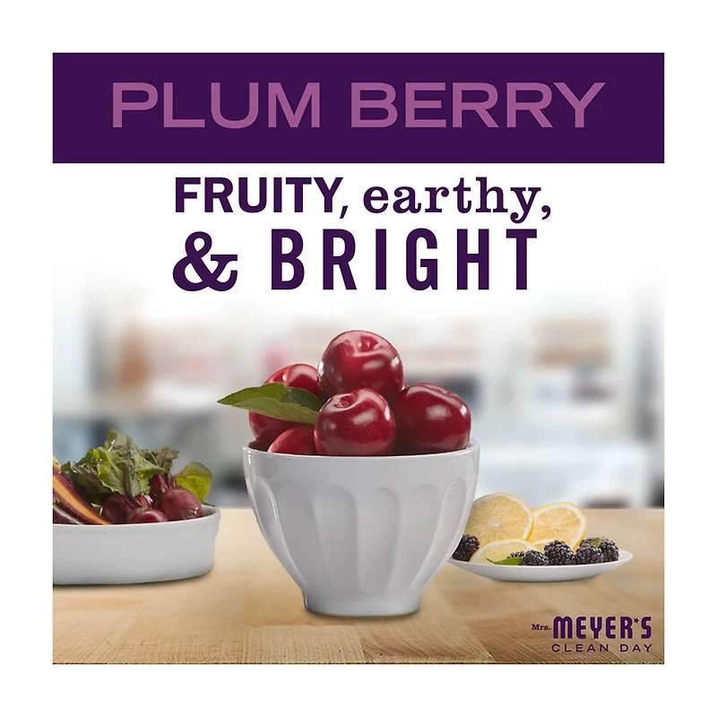 Mrs. Meyer's Clean Day Body Wash, Plum Berry, 16 fl oz