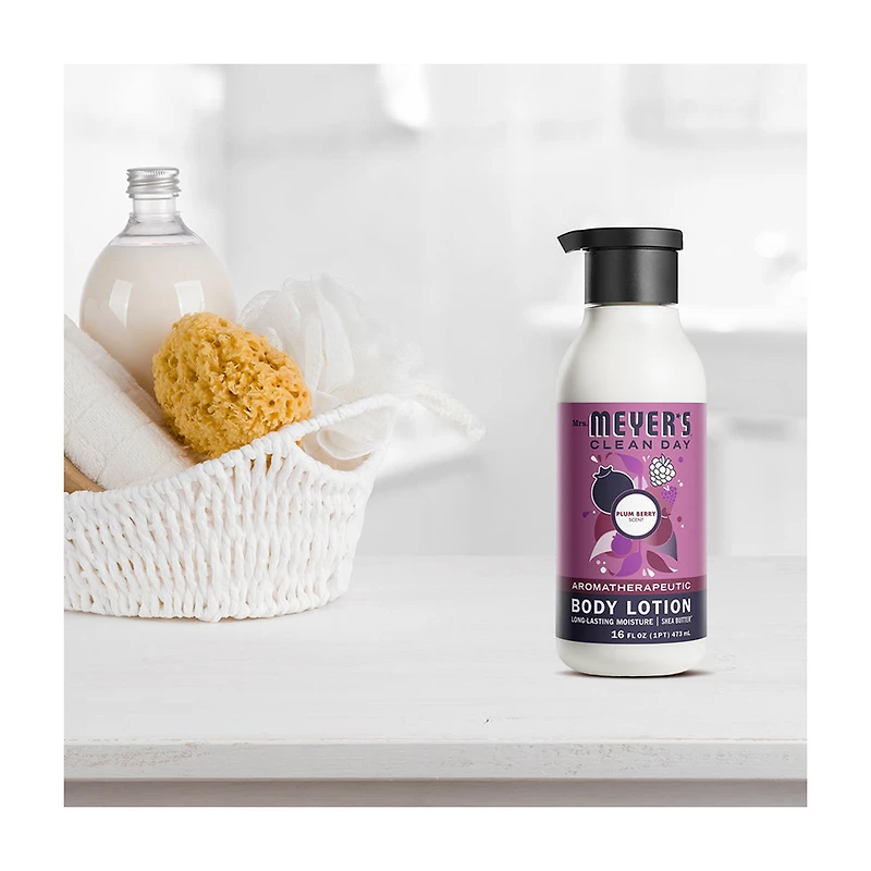 Mrs. Meyer's Clean Day Body Lotion, Plum Berry Scent, 15.5 oz