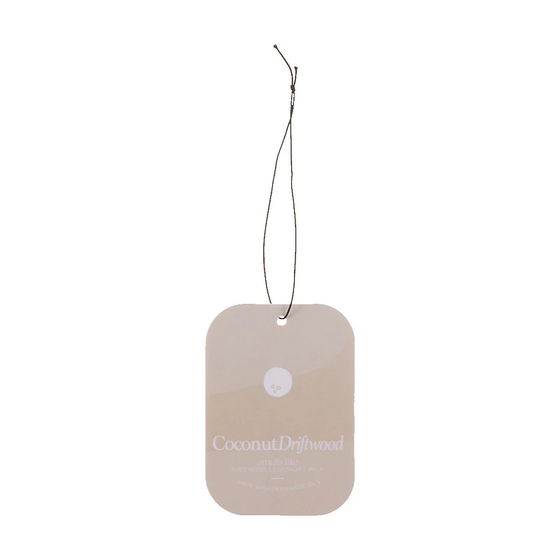 Car Freshener Coconut Driftwood Scent