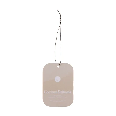 Car Freshener Coconut Driftwood Scent