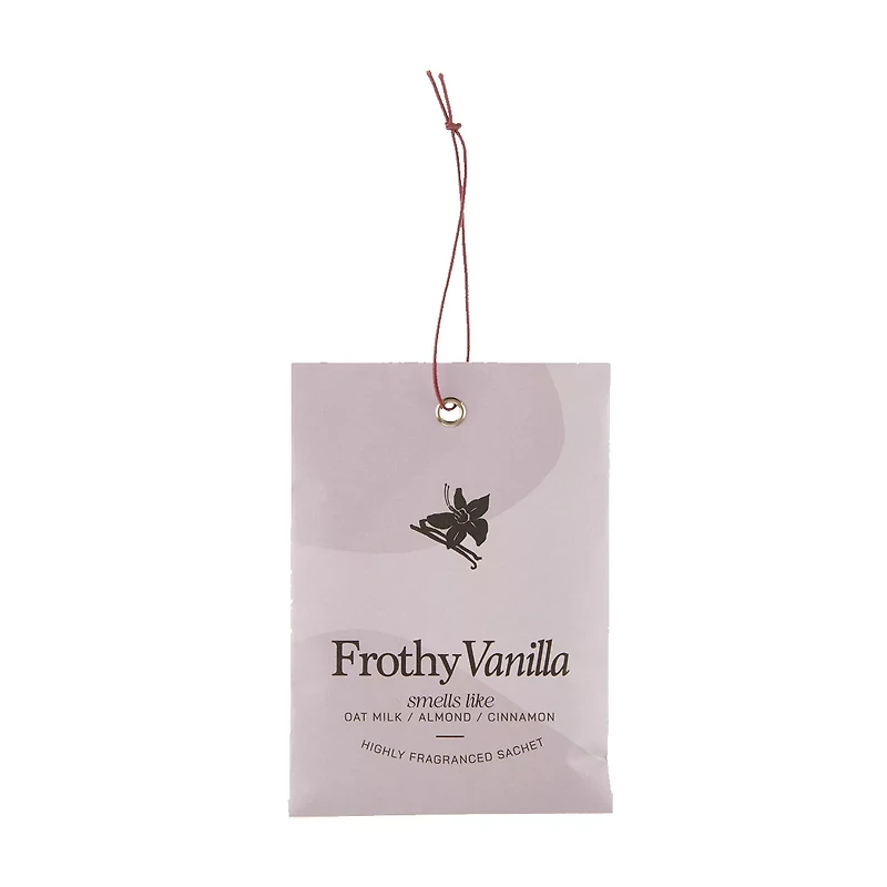 Highly Fragranced Sachet, Frothy Vanilla Scent