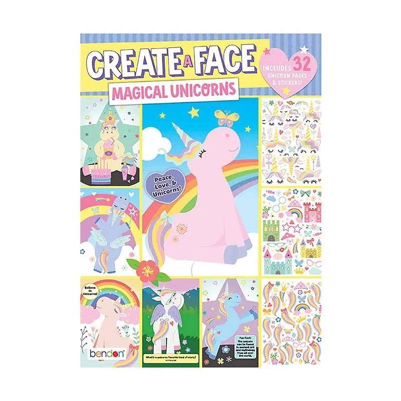 Bendon Create A Face Activity Book, Assorted