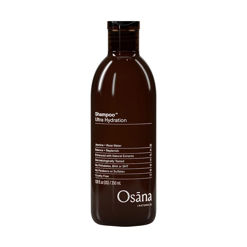 Osāna Naturals Ultra Hydration Jasmine + Rose Water Shampoo, 350ml