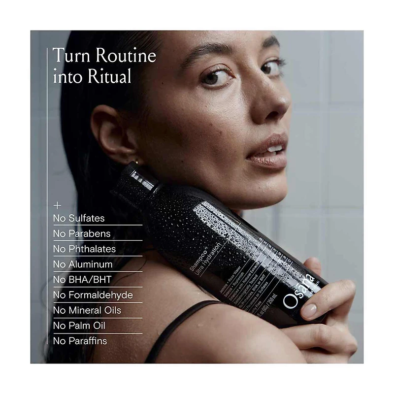 Osāna Naturals Ultra Hydration Jasmine + Rose Water Shampoo, 350ml