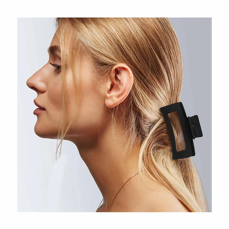 MHB (Must-Have Beauty) 8pc Soft Touch Rectangle & Barrel Claw Clips Collection