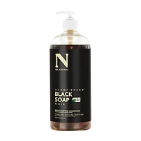 Dr. Natural Plant-Based Liquid Black Soap, Noir, 32 fl oz