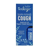Oilogic Baby Stuffy Nose & Cough Essential Oil Vapor Chest Roll-On, 2 fl oz