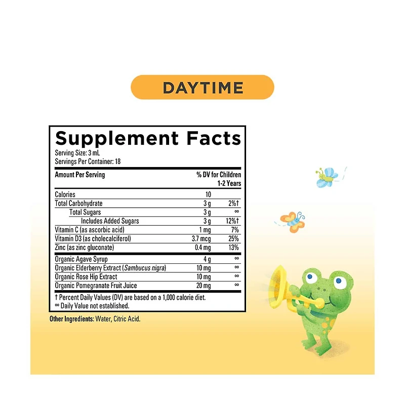 Hyland's Baby Organic Cough & Immune Daytime Syrup, 2 fl oz