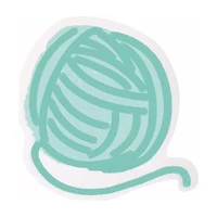 Pawty Animals Yarn-Ball-Shaped Paper Party Lunch Napkins, 6 in