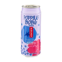 Popping Boba Drink, Mixed Berry Hibiscus Tea