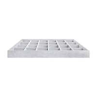 Stackable 24 Cubes Jewelry Tray, Gray