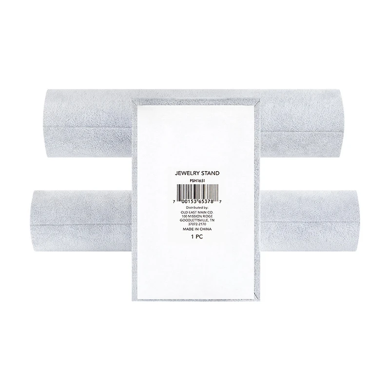 Jewelry Organizer Stand, 2 Tier, Gray