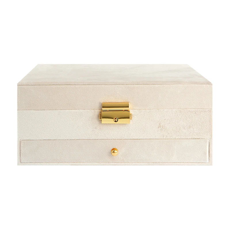 Jewelry Chest of Drawers with Key, Large